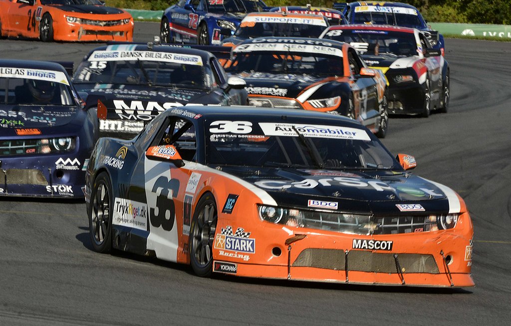 Der fightes millimetertæt om placeringer i MASCOT DTC-serien, hvor Christian Sørensen er i front for mange konkurrenter